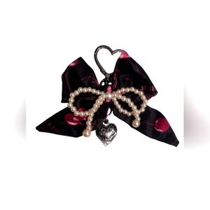 Juicy Couture Black and Pink Key Holder